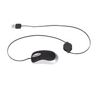 VBESTLIFE Mini Mouse, Mouse da Viaggio, Plug and Play, Cavo Retrattile, Superficie Lucida, Design Unico per Viaggi, Ufficio, Casa