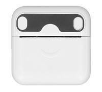 VBESTLIFE Mini Stampante Tascabile per Analisi Istantanea dei Problemi, Analisi di Insegnanti Famosi, Miglioramento Dell'efficienza di Studio, Regalo per Studenti, Materiale ABS Durevole (WHITE)