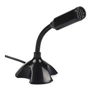 VBESTLIFE Mini Supporto da Tavolo Microfono a condensatore USB 2.0 Microfono Flessibile per PC Portatile per Chat, Registrazione, Giochi Online