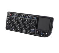 VBESTLIFE Mini Tastiera Wireless con Touchpad, Tastiera Wireless USB Wireless Slim 2,4 GHz con Retroilluminazione per Pad, Pc, Tablet, Smart Tv