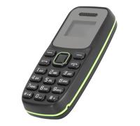 VBESTLIFE Mini Telefono Auricolare gsm 2G Sbloccato Dual Nano SIM Tasti Grandi Supporto Multilingue Lettore Musicale (Black)