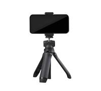VBESTLIFE Mini Treppiede per Fotocamera Estensibile e Bastone per Selfie, Pieghevole in 4 Sezioni con Slitta Fredda Girevole a 360° e Filettatura da 1/4", Portatile per Smartphone