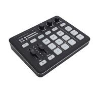 VBESTLIFE Mixer Audio da Gioco con Illuminazione RGB e Bluetooth 5.0, Scheda Audio Live con Effetti Sonori Personalizzati, Tipo C per lo Streaming di Contenuti di Podcasting