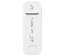 VBESTLIFE Modem WiFi USB 4G LTE, Router Wireless da 150 Mbps con Supporto per Slot per Schede SIM 10 Utenti, Supporto per Hotspot da Viaggio Portatile LTE B1 B3 B5