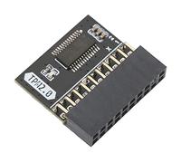 VBESTLIFE Modulo di Sicurezza Crittografia TPM 2.0, Processore Crittografico Autonomo 20Pin 2 10P con Supporto Integrato per Memoria DDR4, per Gigabytes