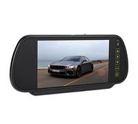 VBESTLIFE Monitor Retrovisore da 7", Telecamera di Retromarcia con Doppio Ingresso AV, Display Retromarcia per, Camion, 12 V-24 V, Protezione da Cortocircuito, Priorità Inversione Automatica