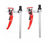 VBESTLIFE Morsetto per Cani da Banco 2 Pezzi, Morsetto per Banco da Lavoro a Cricchetto da 5/8 Pollici per la Lavorazione del Legno, Intaglio, Fresatura, Levigatura