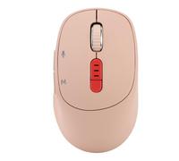 VBESTLIFE Mouse AI GPT, Ricerca di Input Vocali, Traduzione Vocale e Parole, Output del Documento del Modulo, Analisi, Disegno AI, Scrittura, Ricaricabile (rosa chiaro)
