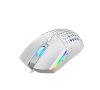 VBESTLIFE Mouse Cablato, Mouse da Gioco Ergonomico Retroilluminato RGB Dal Design Cavo 6400 DPI con 6 Pulsanti Programmabili per PC Desktop Portatile (S500 Nero)