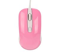 VBESTLIFE Mouse da Gioco Cablato, Mouse Cablato USB da Gioco Retroilluminato RGB Regolabile da 3500 DPI, 4 Pulsanti, Design Ergonomico, Plug And Play, per Le Ragazze Dell'ufficio di Gioco (Rosa)