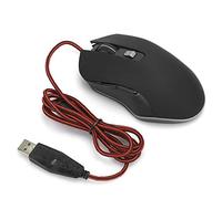 VBESTLIFE Mouse da Gioco cablato Mouse da Gioco per PC Mouse per Computer Nero Mouse Meccanico a 8 Tasti USB Accessorio per Computer Lato Antiscivolo