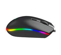VBESTLIFE Mouse da gioco Mouse da gioco per PC Mouse per computer neri con retroilluminazione RGB Mouse Marquee Design Giochi per notebook E-Sports Dedicato a 3 velocità regolabile 1600 dpi RGBS900