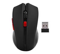 VBESTLIFE Mouse da Gioco Mouse Wireless Computer Leggero 2.4G Accessorio 6 Tasti Nero per Laptop Business Office