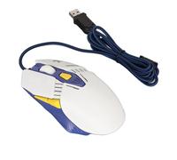 VBESTLIFE Mouse da Gioco RGB Pulsanti Programmabili da 7200 DPI, Design Ergonomico, Retroilluminazione RGB Programmabile, 4 Livelli DPI, Adatto per Giocatori di Giochi per Computer (WHITE)