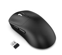 VBESTLIFE Mouse da Gioco T30, Mouse Wireless Ricaricabile 6400 DPI a 6 Pulsanti con modalità Cablata 2.4G BT5.4 3 modalità per PC Desktop Portatile (T30 Nero)