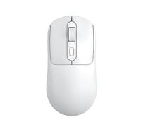 VBESTLIFE Mouse da Gioco Wireless, Connessione Dual Mode da 2,4 GHz e Bluetooth 5.0, Design 3D Antiscivolo, 800-2400 DPI, per PC e Giochi (WHITE)