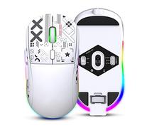 VBESTLIFE Mouse da Gioco Wireless, Mouse Al Computer Ricaricabile con Luci RGB, Silenzioso, Ricevitore Nano USB da 2,4 G, DPI a 5 Livelli per PC Laptop Desktop