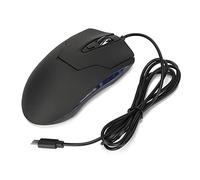 VBESTLIFE Mouse di Tipo C, Mouse USB C Cablato Mouse da Gioco Tasti Multimediali Ergonomici Mouse da Ufficio DPI Regolabile per PC Laptop, Dispositivi di Tipo C