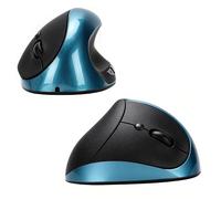 VBESTLIFE Mouse Ergonomico, Mouse Verticale Wireless, Tracciamento Ottico 800-1600 DPI, 2,4 GHz con Ricevitore USB, 6 Pulsanti, Ampia compatibilità.