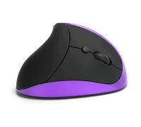 VBESTLIFE Mouse Ottico Wireless, Mouse Verticale Portatile, Comodo, Comodo per Ufficio, Giochi, Computer, Casa (PURPLE)