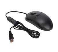 VBESTLIFE Mouse riscaldato, Mouse riscaldante cablato da 1600 DPI, Impostazione della temperatura a 3 livelli, per PC OS X, laptop, desktop, Nero