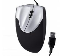 VBESTLIFE Mouse Verticale, Mouse Ottico Ergonomico USB Cablato a 3 Pulsanti con Cavo da 4,4 Piedi, Plug and Play, per PC Portatile