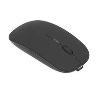 VBESTLIFE Mouse Wireless da 2,4 GHz, Mouse ergonomico Ricaricabile 1600 DPI Senza Rumore con sensore Ottico Intelligente, per Desktop/Laptop(Nero)