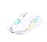 VBESTLIFE Mouse Wireless Ergonomico, Mouse da Gioco Ricaricabile Tramite USB per Laptop, Design con Rullo Antiscivolo Regolabile a 5 DPI, Facile da Trasportare per Lavorare e Giocare (WHITE)