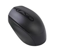VBESTLIFE Mouse Wireless, Mouse da Gioco Bluetooth Silenzioso Ricaricabile con 2,4 G e Connessione Bluetooth, 800-1600dpi Regolabili (BLACK)