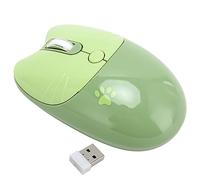 VBESTLIFE Mouse Wireless, Mouse Ergonomico Silenzioso a Doppia modalità BT 5.1 e 2.4GHz, 3 DPI Regolabili, con modalità di Sospensione Automatica, per PC Laptop Tablet (GREEN)