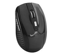 VBESTLIFE Mouse Wireless, Mouse Ottico Ergonomico 2.4G per Laptop, PC, Computer, Notebook, 6 Pulsanti, 1600 DPI, 3 velocità Regolabili (Nero)