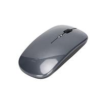 VBESTLIFE Mouse Wireless, Mouse Wireless Ultra Sottile 2.4G LED Luce Respiratoria 3 DPI Regolabili Dual Mode Mouse da Ufficio Porta USB Mouse Wireless Ricaricabile per Laptop(grigio)