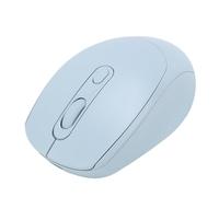 VBESTLIFE Mouse Wireless Ricaricabile Bluetooth e 2.4G 2 in 1, Colore Macaron, 800/1200/1600 DPI, Mouse Silenzioso per Laptop, Computer, PC (azzurro)