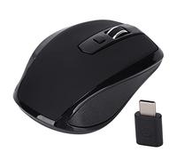 VBESTLIFE Mouse wireless tipo C, mouse wireless USB C 2.4G ergonomico silenzioso con 3 livelli DPI, mouse wireless a 6 pulsanti per PC, computer