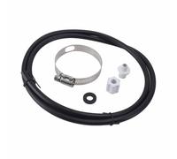 VBESTLIFE Pacchetto di Connessione Alimentatore per Cloratore, Ricambio per Tubi per Cloro CL200 CL220 da 4 Piedi, Morsetto a Sella, Parti in Plastica e Acciaio Inossidabile Sistemi di Clorazione