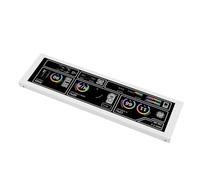 VBESTLIFE Pannello Display Temperatura PC da 8,8 Pollici, Pannello Sensore IPS FHD 1920x480 con Supporto AIDA64, Mini Schermo USB C per Monitoraggio Dati RAM GPU CPU (WHITE)