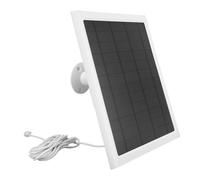 VBESTLIFE Pannello Solare da 15 W, Caricabatterie da Pannello Solare per Nest Cam per Esterni o Interni, Batteria, Resistente All'acqua IP66, Made for Nest (2PCS)