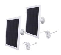VBESTLIFE Pannello Solare da 15 W per Videocamera Nest Versione con Batteria per Interni Ed Esterni, Caricabatterie a Energia Solare Regolabile a 360° con Cavo da 9,8 Piedi, Resistente (2PCS)