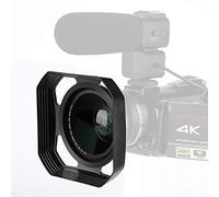 VBESTLIFE Paraluce per Fotocamera DV da 37 mm / 72 mm, Parasole/Schermo - Riduce Il riflesso e l'abbagliamento dell'obiettivo - Blocca la Luce Solare in eccesso