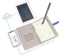 VBESTLIFE Penna Intelligente con Tablet per Scrittura di Notebook e LCD, Sync Pen Bluetooth 5.0 Penna Digitale OCR Wireless per Studenti, Uomo D'affari, Note Record (BLUE)
