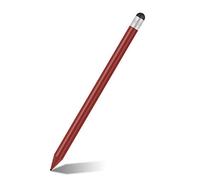 VBESTLIFE Penna Stilo di Precisione, Penna Touch Screen Capacitiva e Matita in Carbonio con Punta in Gomma Morbida Universale per Tablet Smartphone (rosso)