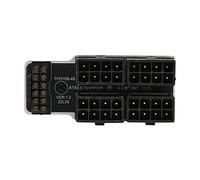 VBESTLIFE PH316 48 B GPU PCIE Connector, 600W 4x8P to 12VHPWR ATX PCIE 5.0 12P+4P 16Pin Power Module Adapter, 180° Up Angled, per Computer DIY (Argento)