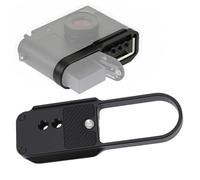 VBESTLIFE Piastra a Sgancio Rapido in Lega di Alluminio per Mezza Fotocamera X, Piastra Base per Treppiede Standard Arca con Cuscinetto Antiscivolo