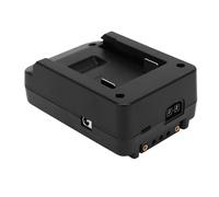 VBESTLIFE Piastra Adattatrice Batteria per Elettroutensile, Convertitore con Attacco a V con Uscita Ingresso USB C PD da 100 W, Porte DC D TAP Display Digitale per Illuminazione