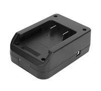 VBESTLIFE Piastra Adattatrice per Batteria per Utensili Elettrici, USB C da 100 W con Uscita CC D TAP, Adattatore per Montaggio a V per Apparecchiature di Luci Fotografiche