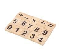 VBESTLIFE Piastrelle con Numeri in Legno da 200 Pezzi da 0 a 9 per Aiutare i Bambini a Imparare a Calcolare, Ottimo Regalo per Bambini in età Prescolare, Set da Gioco con Piastrelle in Legno
