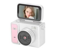 VBESTLIFE Piccola Fotocamera Digitale, 2K HD 2MP con Schermo Ruotabile a 180° Flash Integrato da 1,47 Pollici, Memoria da 32 GB per Selfie e Fotografie di Viaggio (Rosea)