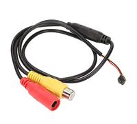 VBESTLIFE Piccola Telecamera CCTV, Telecamera di Sicurezza 800TVL CMOS NTSC CVBS 6x6 con Compensazione Automatica della Retroilluminazione per Casa, Elicotteri