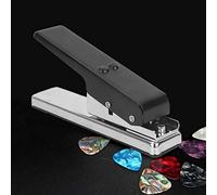 VBESTLIFE Pick Punch Maker per Plettro per Chitarra Basso con 2 Stampi Taglierina Robusta in Metallo + Plastica per Plettri per Chitarra Fai-da-te 6,7 * 3,2 * 1,5 Pollici, per gli Appassionati di