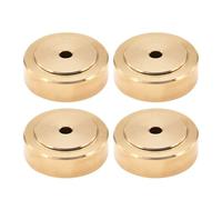 VBESTLIFE Piedini per Tagliere in Ottone da 4 Pezzi, Piedini Isolanti per Altoparlanti, Piedini Ammortizzanti Antiscivolo per Tagliere da Cucina, Amplificatore HiFi per Altoparlanti DAC (30 * 20mm)